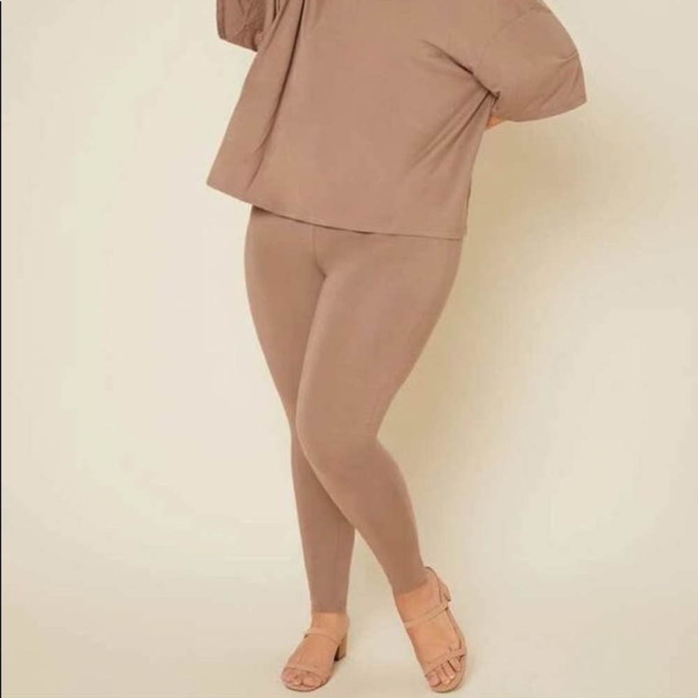 Shein basic curve leggings